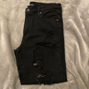 Black Aeropostale mom jeans